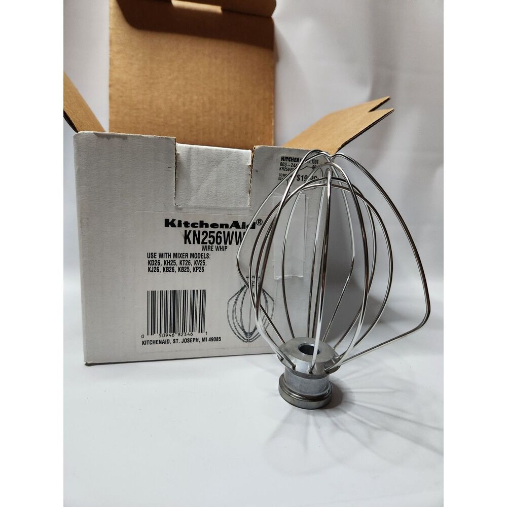 KitchenAid KN256WW Wire Whip – Fits KD26 KH25 KT26 KV25 KJ26 KB26 KB25 KP26